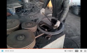 扁鋼法蘭卷圓機